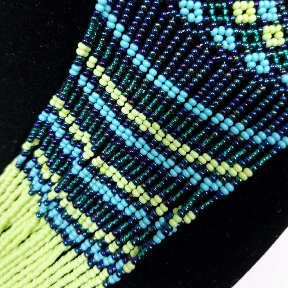 Handmade Beaded Necklace - Picture 2 of 3